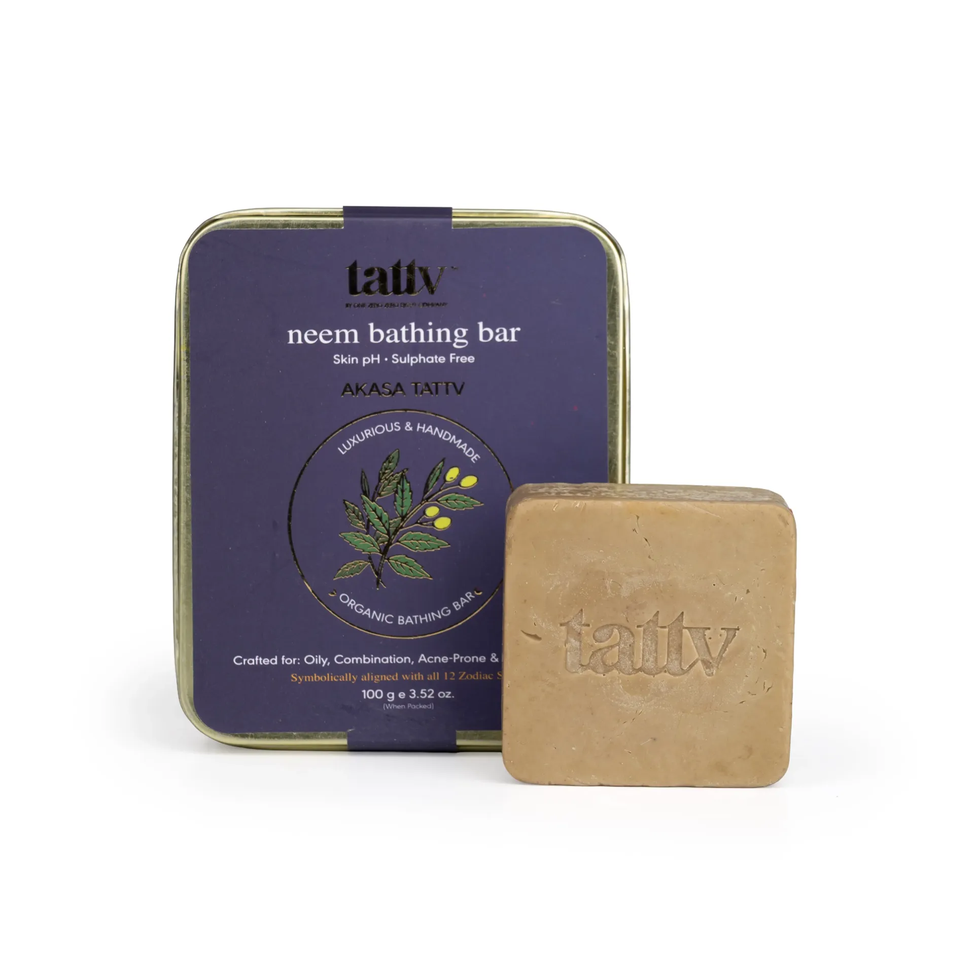 [8939130824434] Neem Bathing Bar