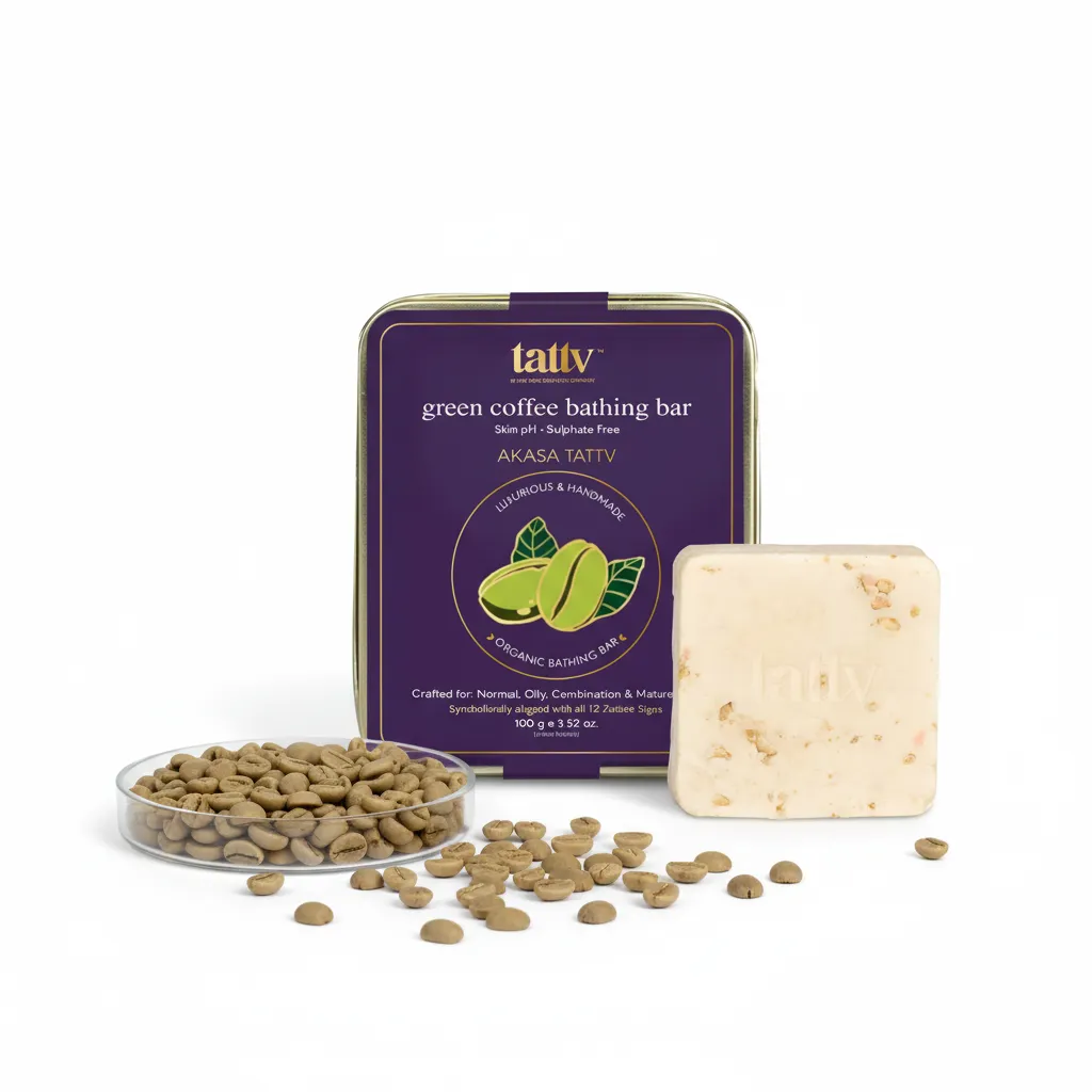 [8939130824366] Green Coffee Bathing Bar (Pack of 1)