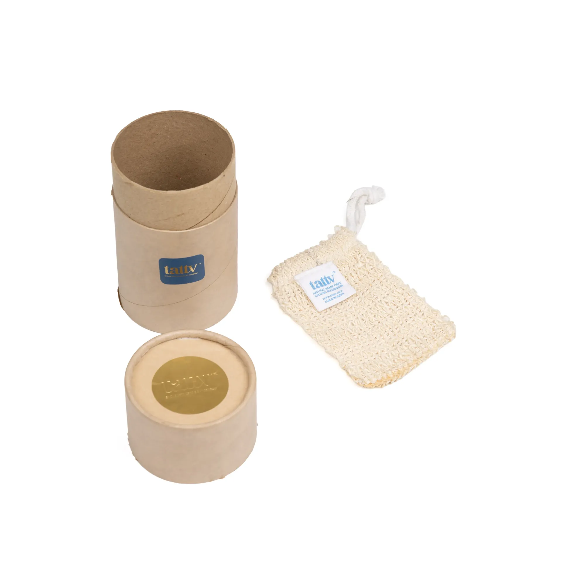 [RAMIE-SS] Soap Saver Pouch - Ramie Fiber